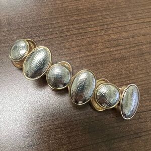 Gold and Silvertone heavy bracelet